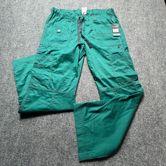 Dickies Pants - Dickies Gen Flex Scrub Pants Hunter Green Stretch Cargo Utility Medium